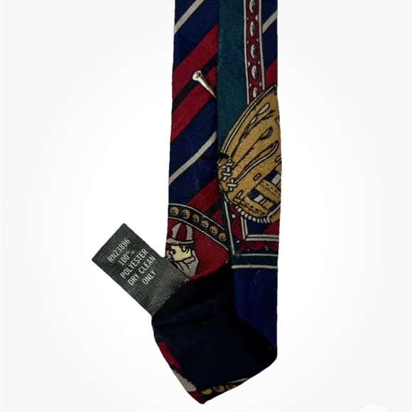 American Sports‎ Multicolor  Baseball Tie - Picture 8 of 9